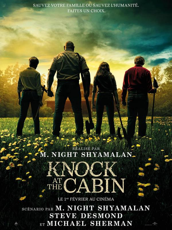 Affiche du film Knock at the cabin