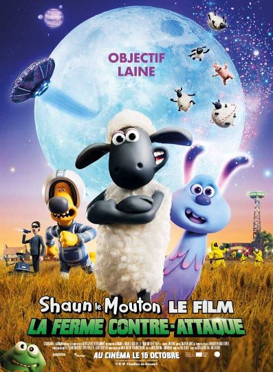 Affiche du film Shaun Le Mouton : La ferme contre-attaque