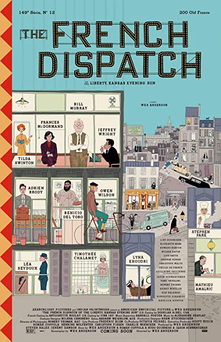 Affiche du film The French Dispatch